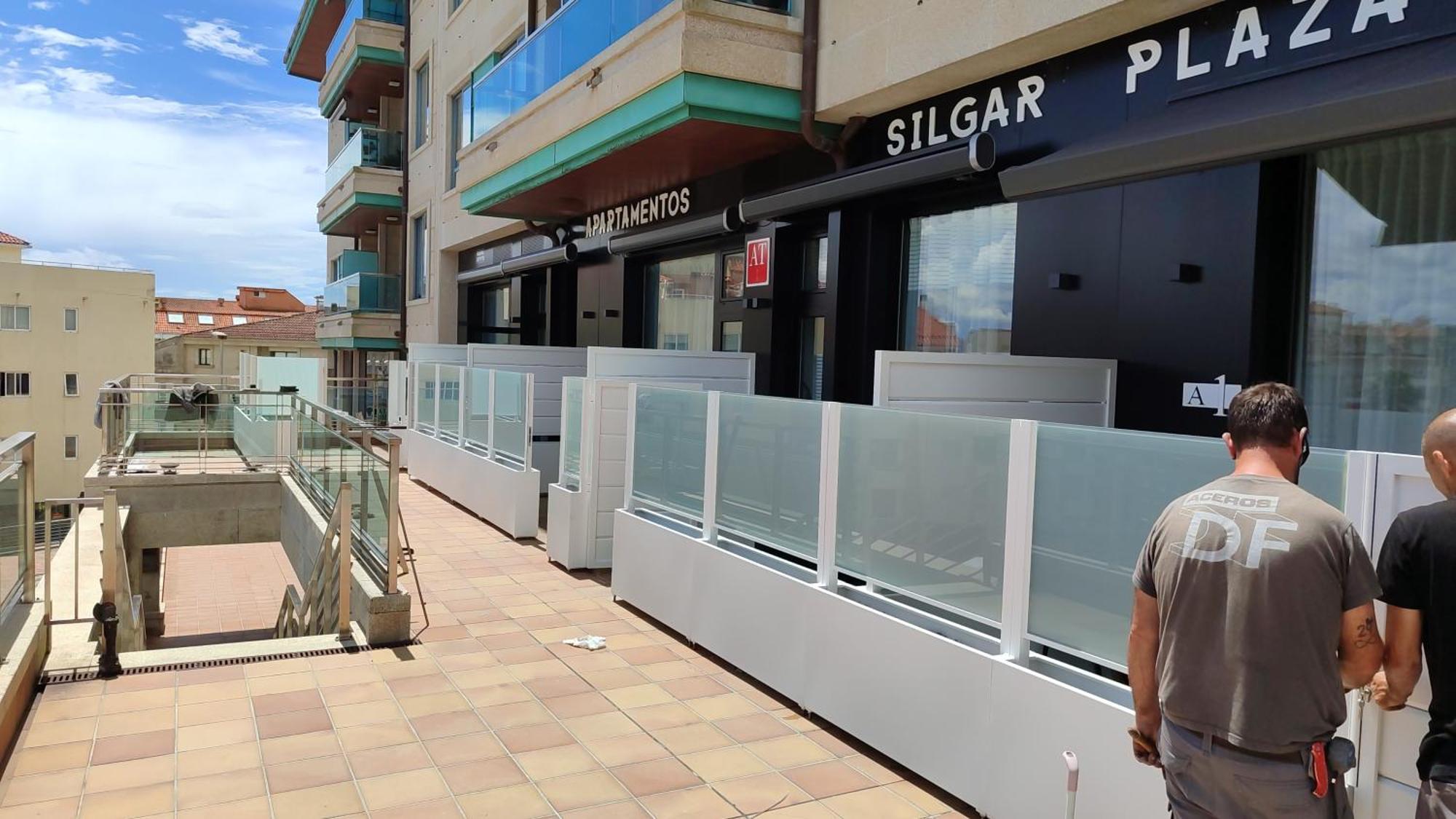 Apartamentos Silgar Plaza Санксенсо Екстериор снимка